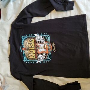 Blessed Girl Make Some Noise Guitar Long Sleeve Tee T-shirt